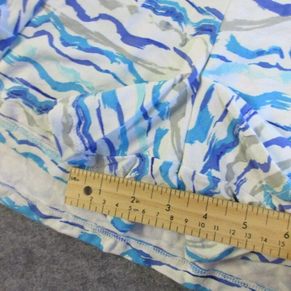 Escape Habitat Womens Mini Skirt Skort XXL Blue Rayon Performance Golf 368 - Picture 4 of 12